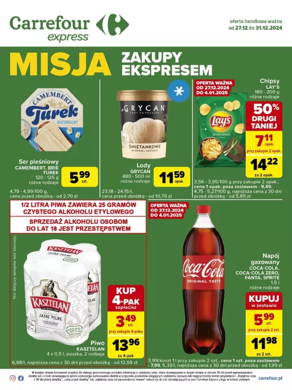 Carrefour Express - gazetka promocyjna Gazetka Express od piątku 27.12 do wtorku 31.12 - strona 2