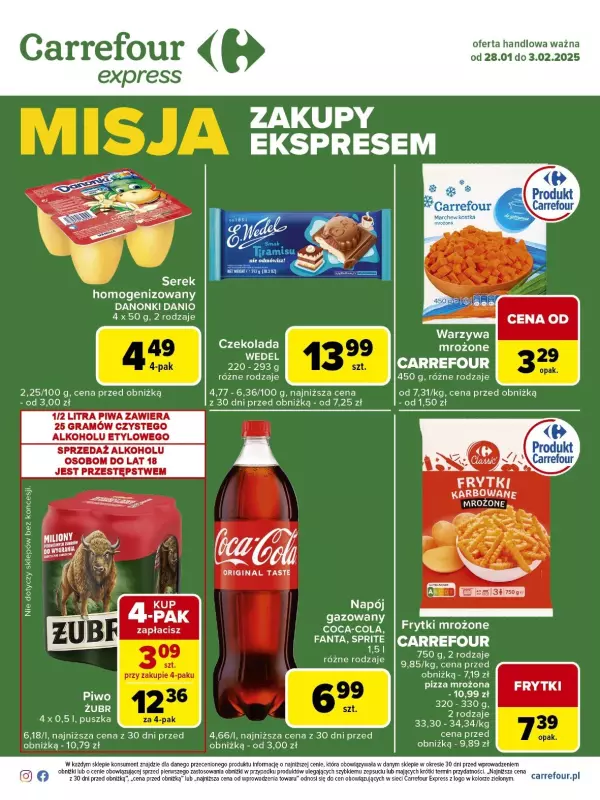 Carrefour Express - gazetka promocyjna Gazetka Express od wtorku 28.01 do poniedziałku 03.02 - strona 2