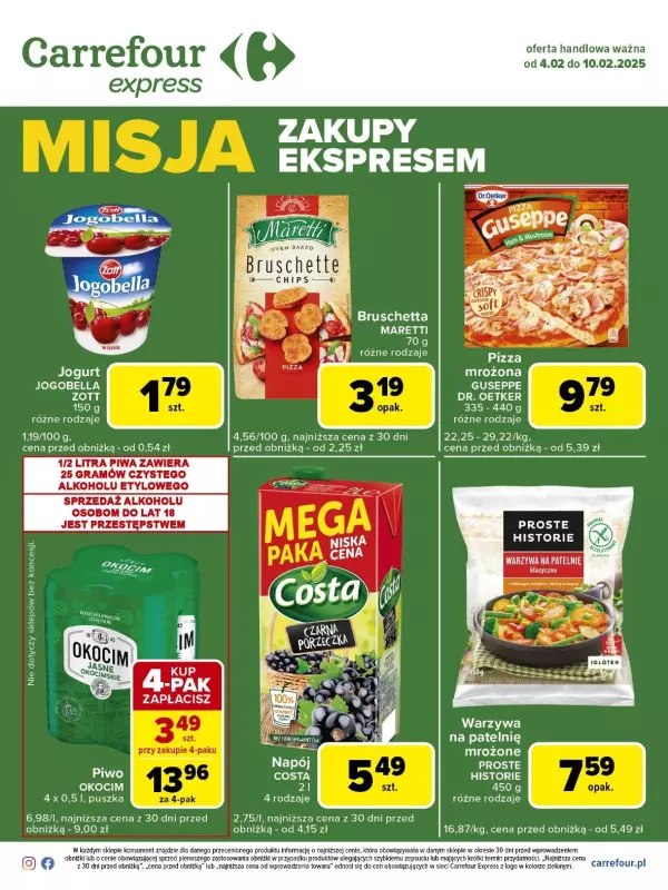 Carrefour Express - gazetka promocyjna Gazetka Express od wtorku 04.02 do poniedziałku 10.02 - strona 2