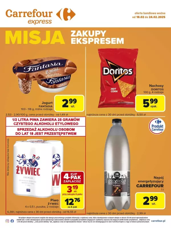 Carrefour Express - gazetka promocyjna Gazetka Express  do poniedziałku 24.02 - strona 2