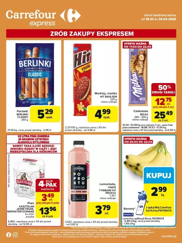 Carrefour Express - gazetka promocyjna Gazetka Express od wtorku 18.03 do poniedziałku 24.03 - strona 2