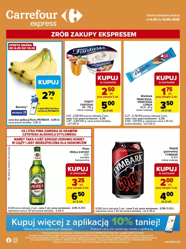 Carrefour Express - gazetka promocyjna Carrefour Express od wtorku 06.05 do poniedziałku 12.05