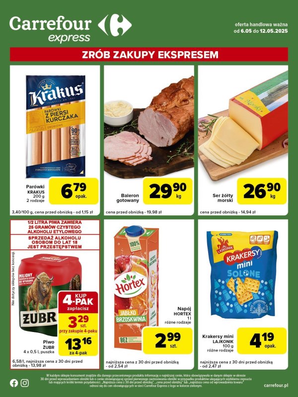 Carrefour Express - gazetka promocyjna Carrefour Express  do poniedziałku 12.05 - strona 2