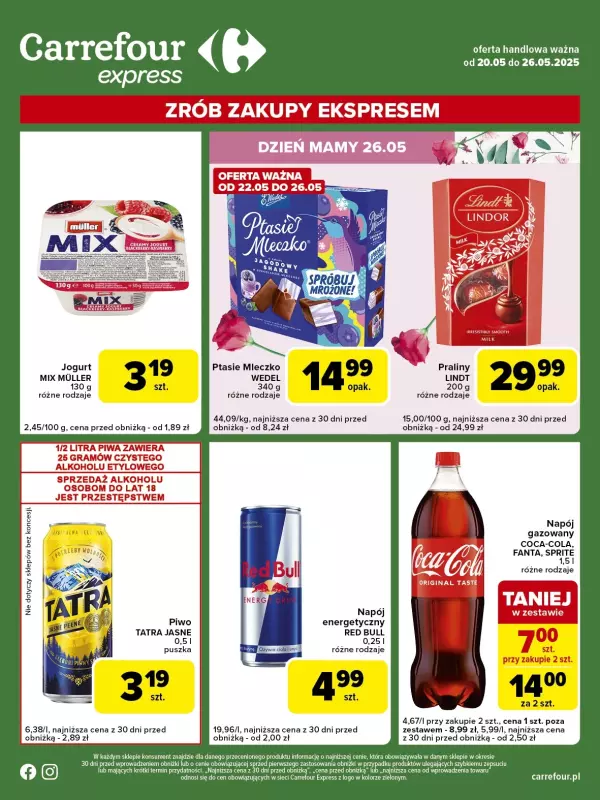 Carrefour Express - gazetka promocyjna Gazetka Express od wtorku 20.05 do poniedziałku 26.05 - strona 2