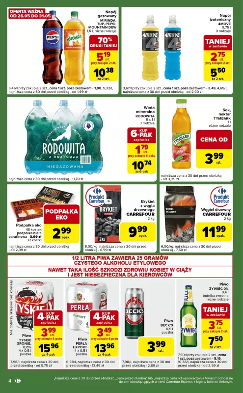 Carrefour Express - gazetka promocyjna Gazetka Express od wtorku 27.05 do poniedziałku 02.06 - strona 4