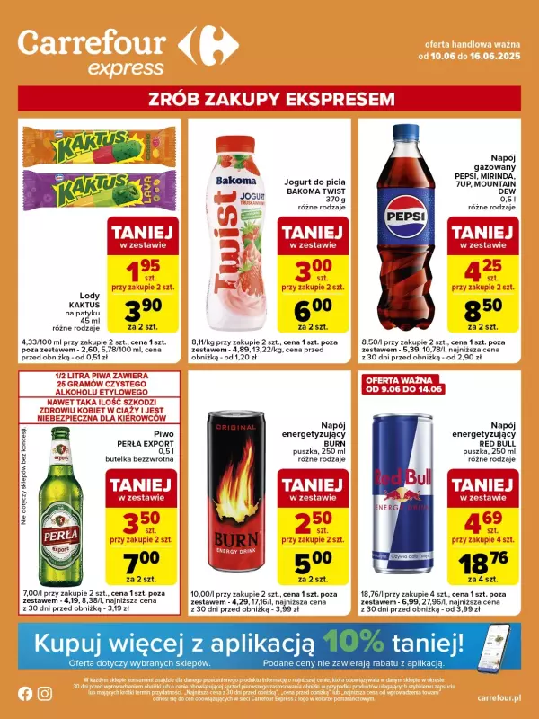 Carrefour Express - gazetka promocyjna Gazetka Express od wtorku 10.06 do poniedziałku 16.06