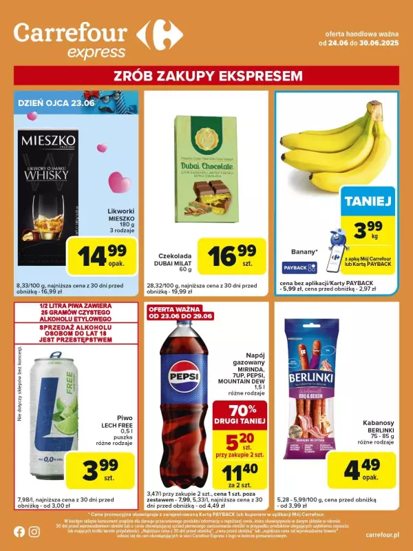 Carrefour Express - gazetka promocyjna Gazetka Express  do poniedziałku 30.06 - strona 2