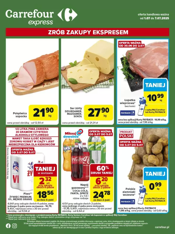 Carrefour Express - gazetka promocyjna Gazetka Express  