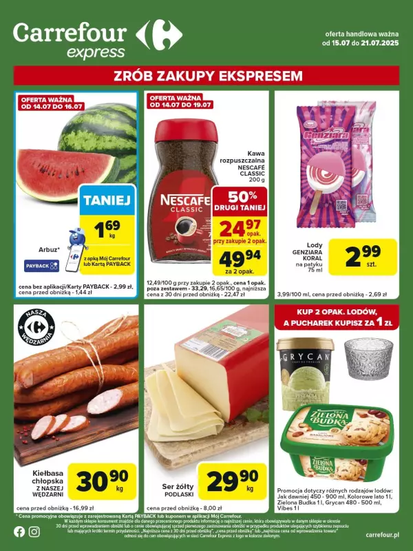 Carrefour Express - gazetka promocyjna Gazetka Express  
