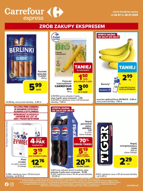 Carrefour Express - gazetka promocyjna Gazetka Express  do poniedziałku 28.07 - strona 2