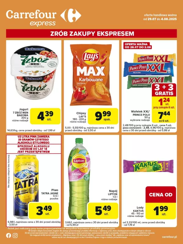 Carrefour Express - gazetka promocyjna Gazetka Express od wtorku 29.07 do poniedziałku 04.08 - strona 2