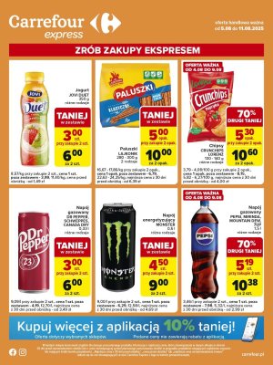 Carrefour Express - gazetka promocyjna Gazetka Express  do poniedziałku 11.08