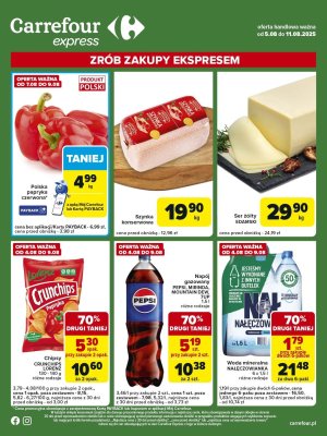 Carrefour Express - gazetka promocyjna Gazetka Express  do poniedziałku 11.08
