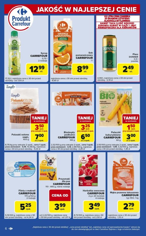 Carrefour Express - gazetka promocyjna Gazetka Express  do poniedziałku 18.08 - strona 6
