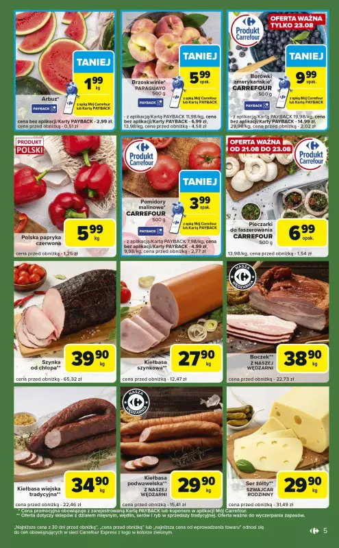 Carrefour Express - gazetka promocyjna Gazetka Express  do poniedziałku 25.08 - strona 5
