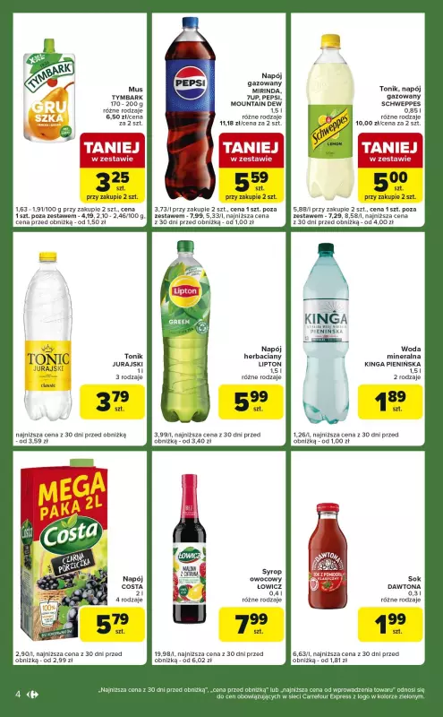 Carrefour Express - gazetka promocyjna Gazetka Express  do poniedziałku 25.08 - strona 4
