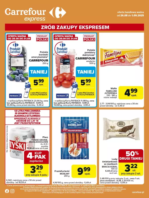 Carrefour Express - gazetka promocyjna Gazetka Express  do poniedziałku 01.09 - strona 2
