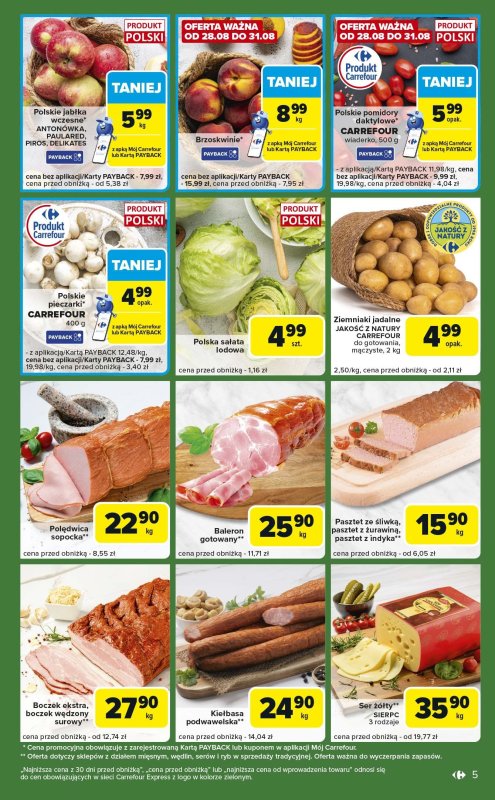 Carrefour Express - gazetka promocyjna Gazetka Express od wtorku 26.08 do poniedziałku 01.09 - strona 5