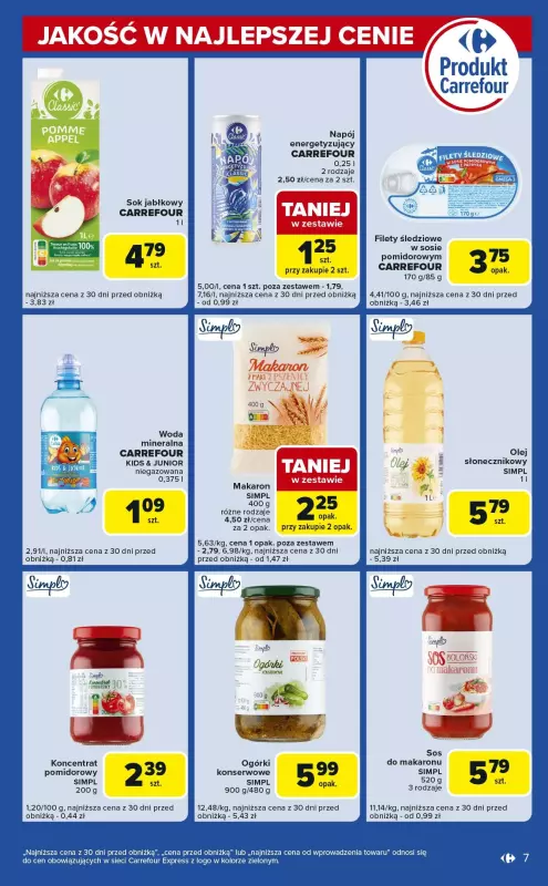 Carrefour Express - gazetka promocyjna Gazetka Express  do poniedziałku 01.09 - strona 7