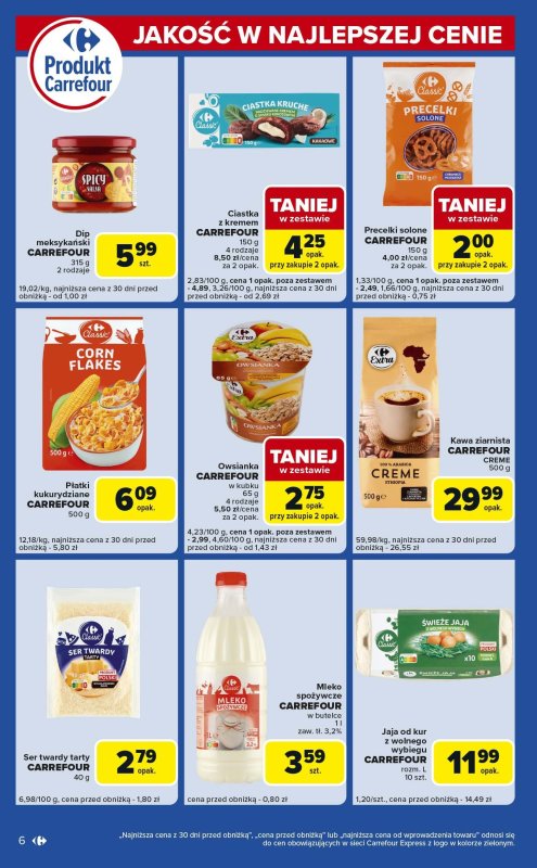 Carrefour Express - gazetka promocyjna Gazetka Express od wtorku 26.08 do poniedziałku 01.09 - strona 6