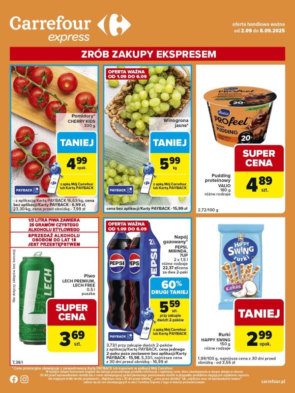 Carrefour Express - gazetka promocyjna Gazetka Express od wtorku 02.09 do poniedziałku 08.09 - strona 2