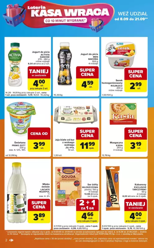 Carrefour Express - gazetka promocyjna Gazetka Express od poniedziałku 08.09 do soboty 13.09 - strona 2