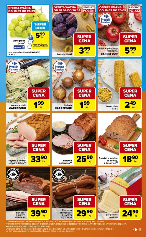 Carrefour Express - gazetka promocyjna Gazetka Express od wtorku 16.09 do poniedziałku 22.09 - strona 5