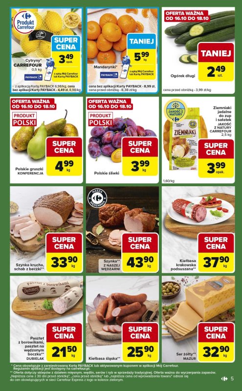 Carrefour Express - gazetka promocyjna Gazetka Express od wtorku 14.10 do poniedziałku 20.10 - strona 5