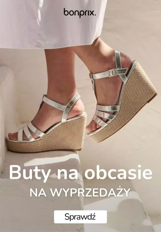 bonprix - gazetka promocyjna Buty na obcasie do -39% od czwartku 25.07 do środy 31.07