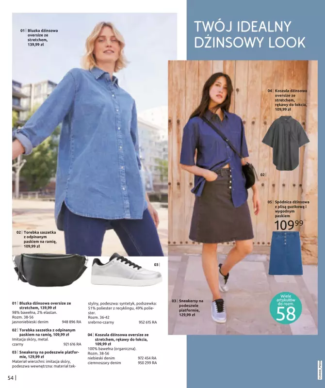 bonprix - gazetka promocyjna TREND SEZONU: DENIM od poniedziałku 19.08 do wtorku 12.11 - strona 56