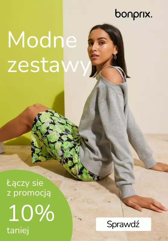 bonprix - gazetka promocyjna Modne zestawy od wtorku 27.08 