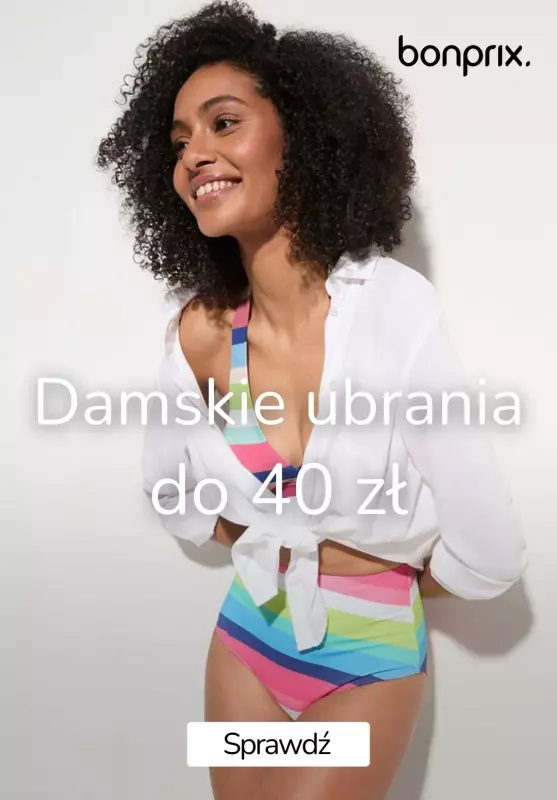 bonprix - gazetka promocyjna Wyprzedaż - ubrania do 40 zł!  