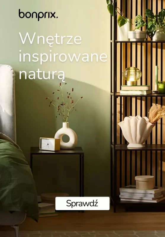 bonprix - gazetka promocyjna Wnętrze inspirowane naturą od poniedziałku 09.09 do niedzieli 15.09