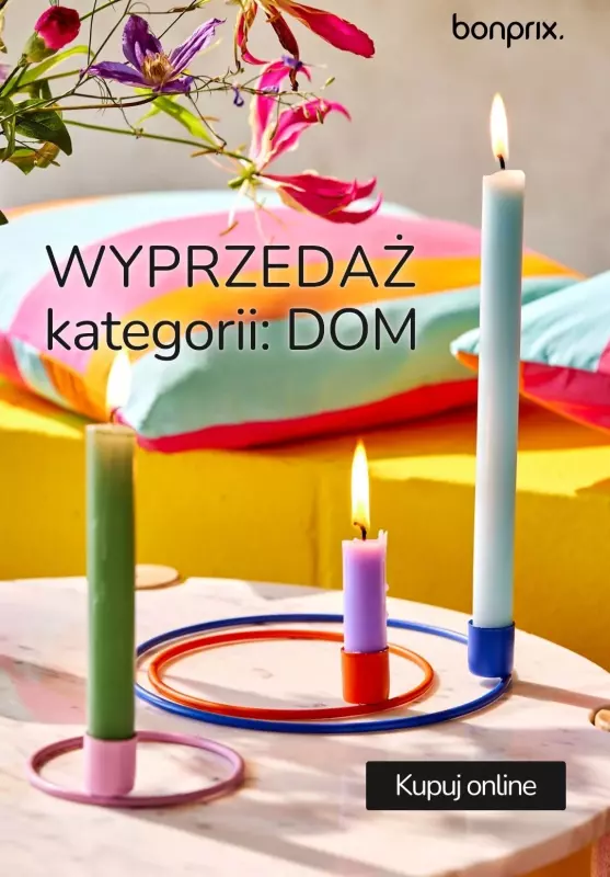 bonprix - gazetka promocyjna Wyprzedaż kategorii DOM od wtorku 08.10 