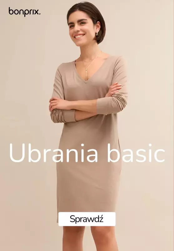 bonprix - gazetka promocyjna Ubrania basic od 27,99 zł od czwartku 17.10 do środy 23.10