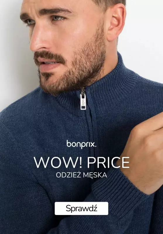 bonprix - gazetka promocyjna WOW! PRICE - odzież męska od piątku 25.10 