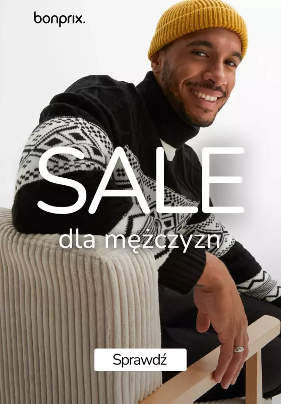 bonprix - gazetka promocyjna SALE dla mężczyzn | ceny od 47,99 zł od środy 06.11 do wtorku 12.11