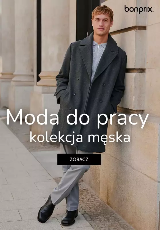 bonprix - gazetka promocyjna Moda do pracy- kolekcja męska od poniedziałku 25.11 do niedzieli 08.12