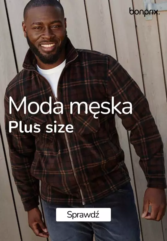 bonprix - gazetka promocyjna Moda męska - Plus size od środy 27.11 do czwartku 05.12