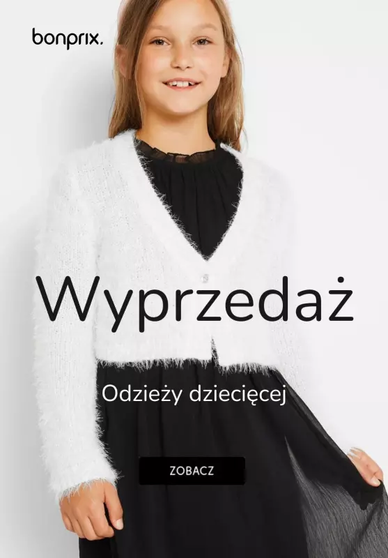 bonprix - gazetka promocyjna Wyprzedaż odzieży dziecięcej od środy 18.12 do wtorku 24.12