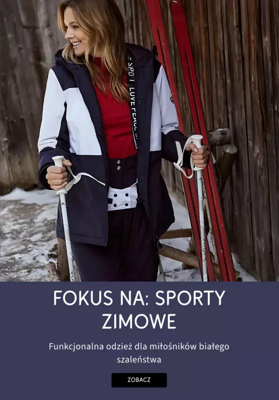 bonprix - gazetka promocyjna Fokus na sporty zimowe od niedzieli 12.01 do soboty 18.01