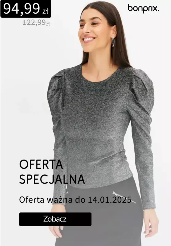 bonprix - gazetka promocyjna Oferta specjalna od wtorku 14.01 do wtorku 14.01