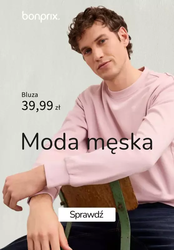 bonprix - gazetka promocyjna Moda męska od piątku 14.02 do środy 19.02