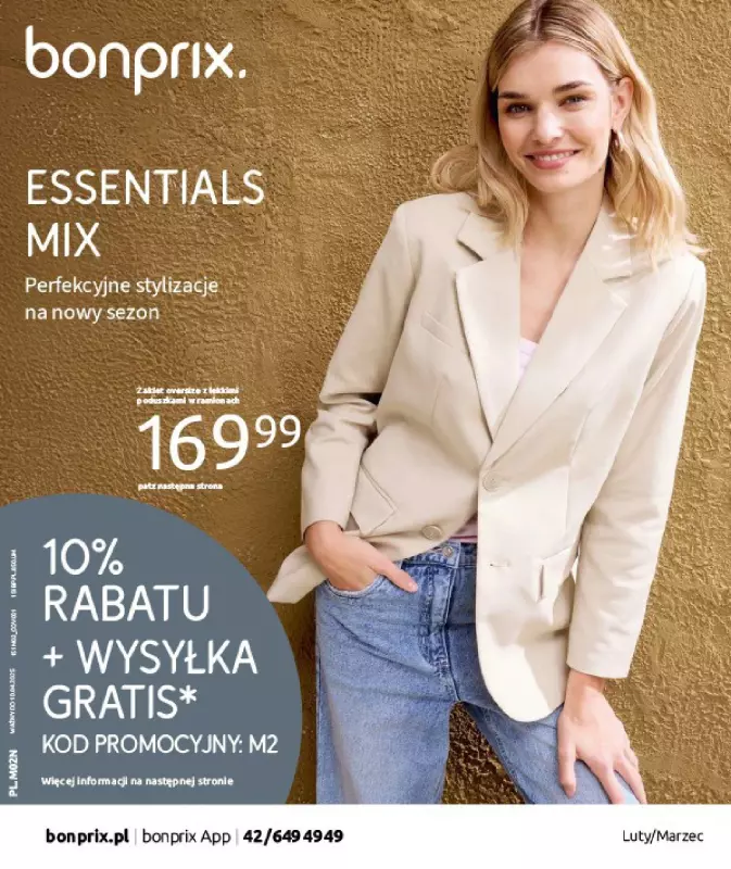 bonprix - gazetka promocyjna Katalog ESSENTIALS MIX od poniedziałku 17.02 do czwartku 10.04