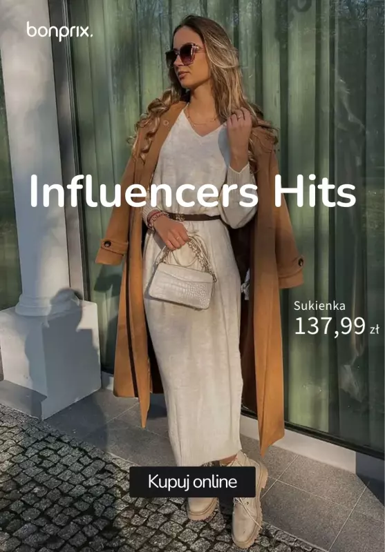 bonprix - gazetka promocyjna Influencers Hits od poniedziałku 17.02 do niedzieli 23.02