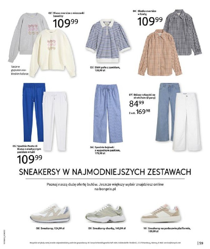 bonprix - gazetka promocyjna Katalog PREMIERA SEZONU od poniedziałku 03.03 do niedzieli 25.05 - strona 61