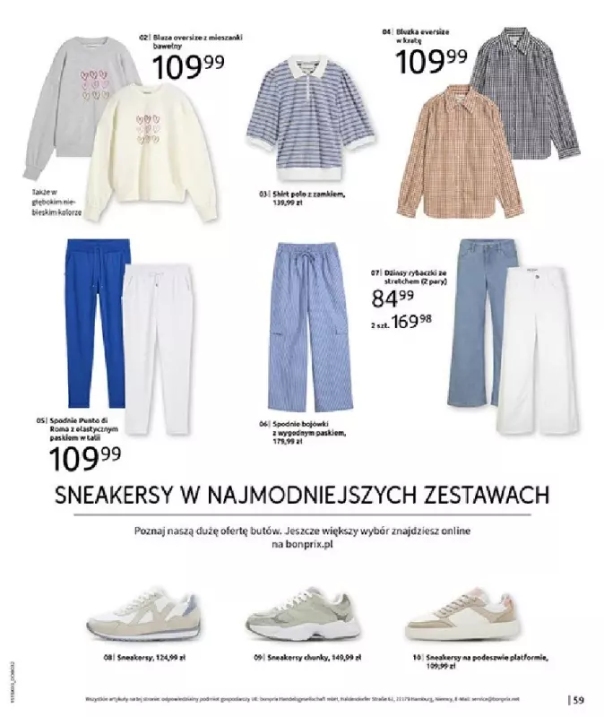 bonprix - gazetka promocyjna Katalog PREMIERA SEZONU od poniedziałku 03.03 do niedzieli 25.05 - strona 61