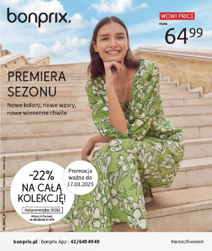 bonprix - gazetka promocyjna Katalog PREMIERA SEZONU od poniedziałku 03.03 do niedzieli 25.05