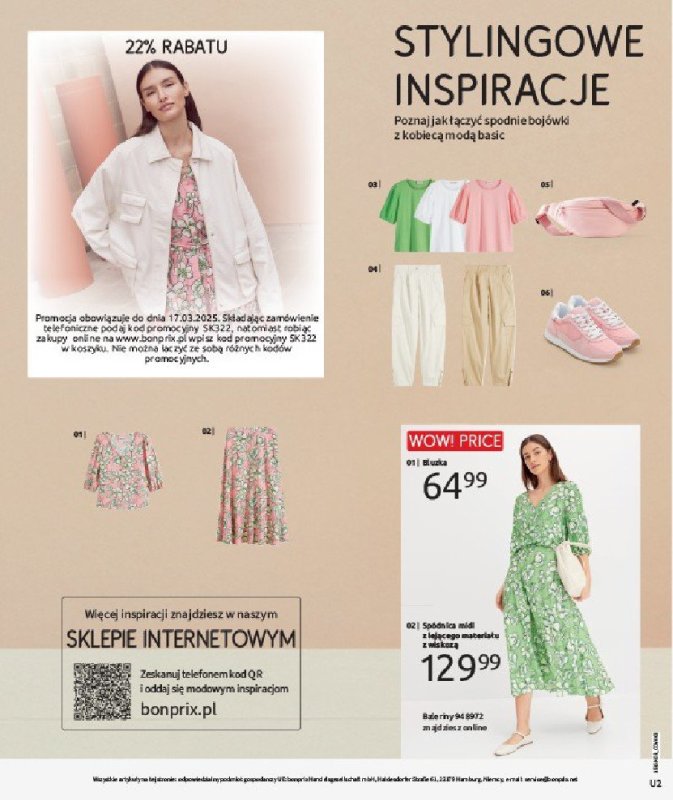 bonprix - gazetka promocyjna Katalog PREMIERA SEZONU od poniedziałku 03.03 do niedzieli 25.05 - strona 2