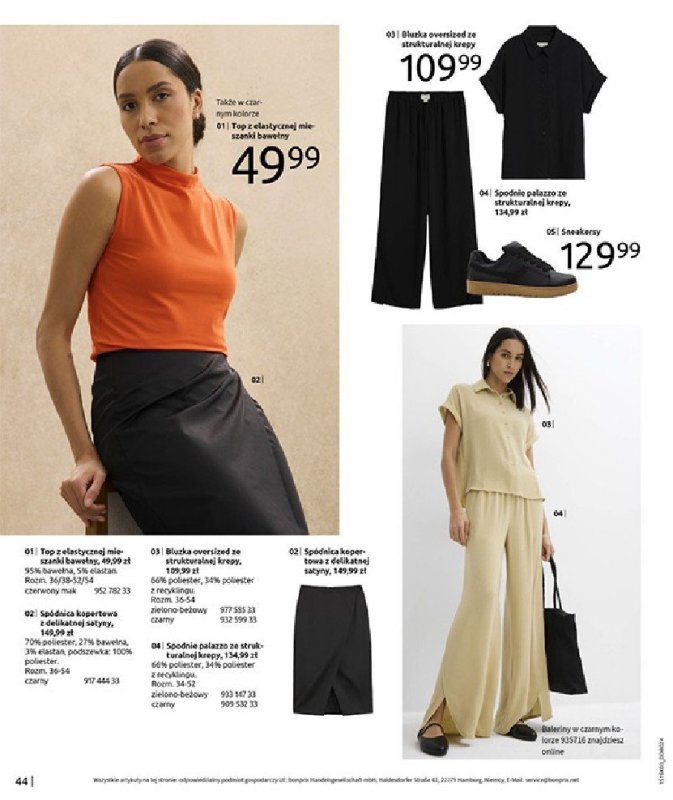 bonprix - gazetka promocyjna Katalog PREMIERA SEZONU od poniedziałku 03.03 do niedzieli 25.05 - strona 46